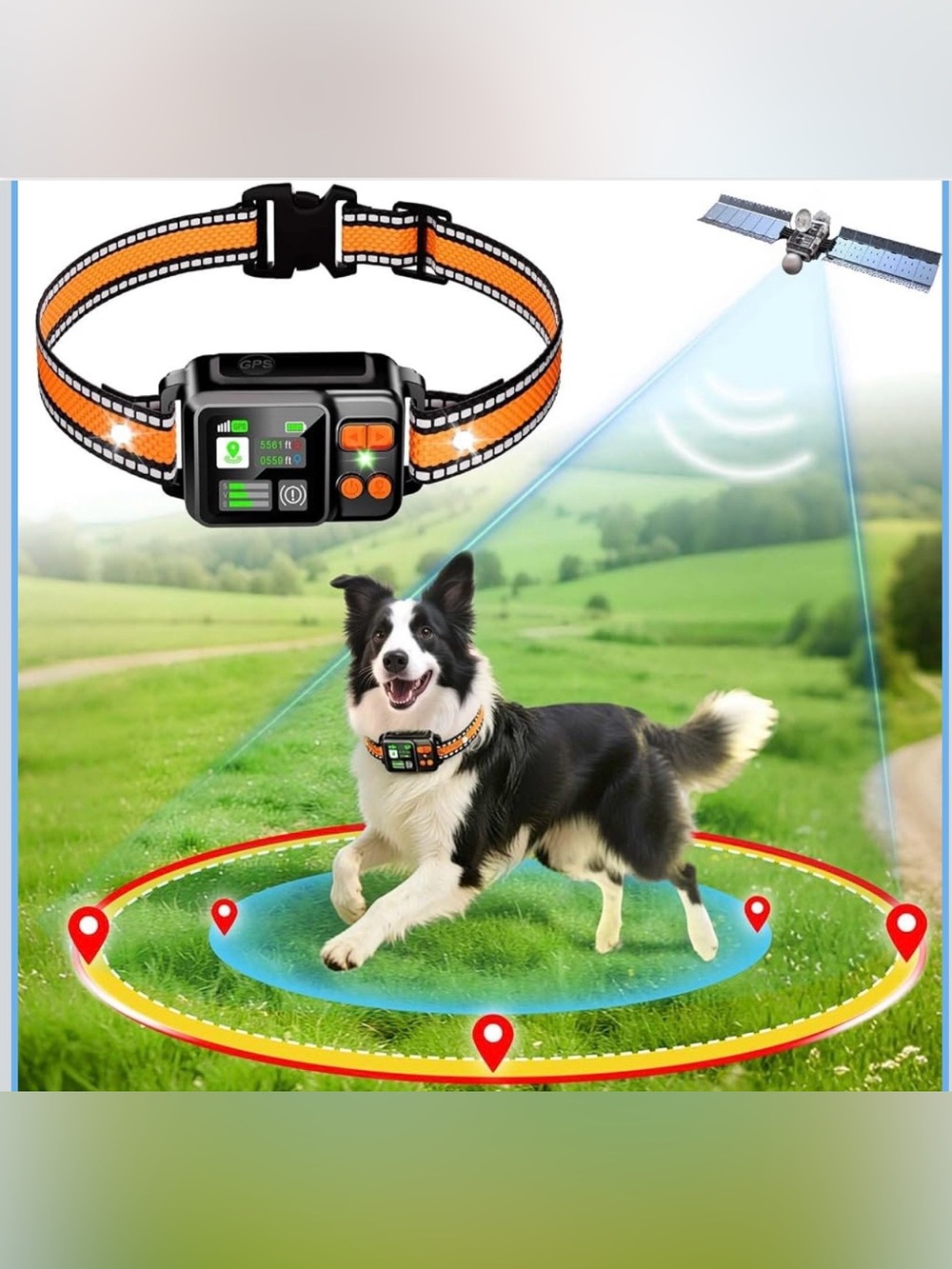 GPS Wireless Dog Fence System, Electric Dog Fence
